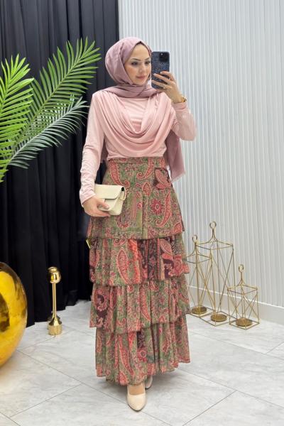 Kat Kat Etnik Takım Pembe