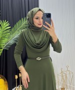 Sandy Elbise Haki Yeşili Haki