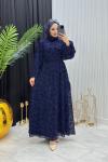 DİYAR ELBİSE LACİVERT
