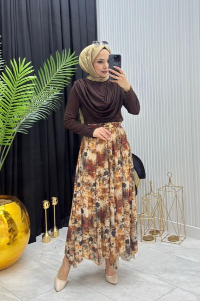 Gizem Etek Kahverengi