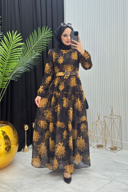 Hale Elbise Siyah