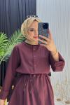 GÖMLEK TUNİK BORDO