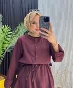 GÖMLEK TUNİK BORDO Bordo