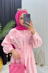 Çiçek Elbise Pembe