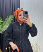 Aylen Elbise Siyah Siyah