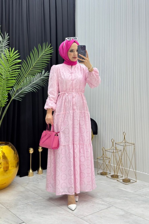 Aylen Elbise Pembe