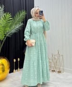 Aylen Elbise Mint Yeşili  Mint Yeşili