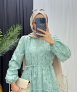 Aylen Elbise Mint Yeşili  Mint Yeşili