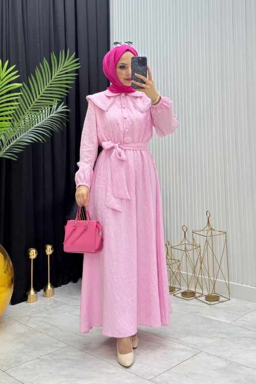 Maysa Elbise Pembe