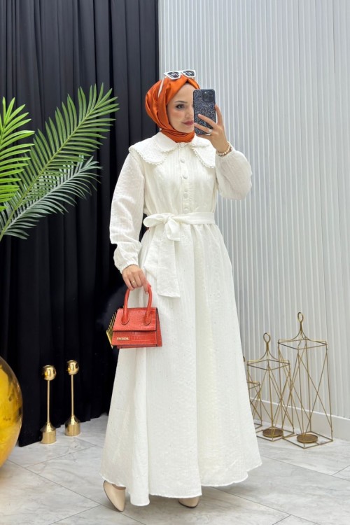 Maysa Elbise Beyaz