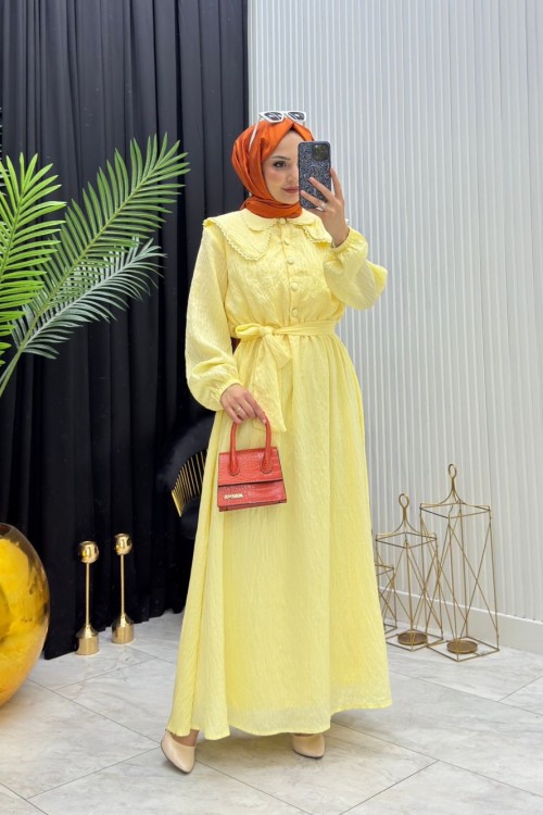 Maysa Elbise Sarı