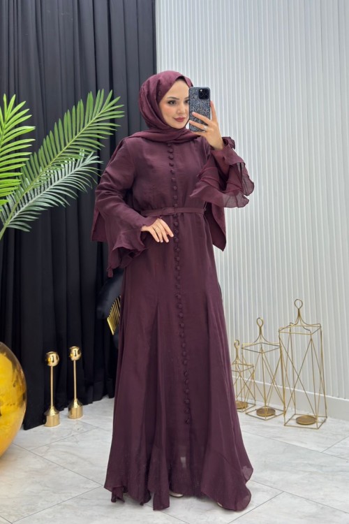 Maysa Elbise Bordo