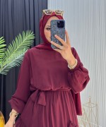 Maylen Elbise Bordo Bordo