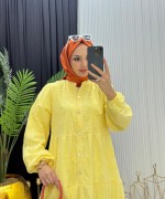 Selen Elbise Sarı  Sarı