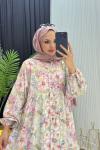 Leya Elbise Pembe