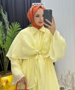 NİLDA İKİLİ TAKIM SARI Sarı