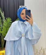 NİLDA İKİLİ TAKIM MAVİ Bebe Mavisi
