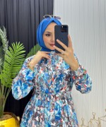 Yeşim Elbise Mavi Mavi