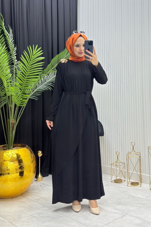 Matmazel Elbise Siyah