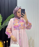 Romantik Elbise Pembe Pembe