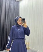 Arya Elbise Lacivert  Lacivert