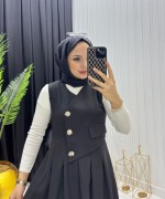 İsabel Elbise Siyah Siyah
