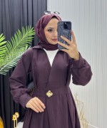 Reva Elbise Bordo Bordo