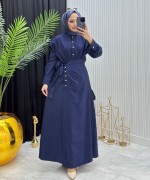 Zarafet Elbise Lacivert  Lacivert