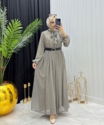 Leyla Elbise Vizon Vizon