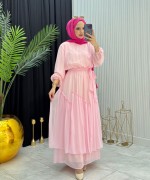 Maylen Elbise Pembe Pembe