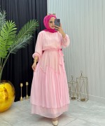 Maylen Elbise Pembe Pembe