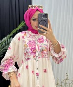 İlayda Elbise Pembe Pembe