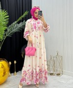 İlayda Elbise Pembe Pembe
