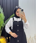 Linda Tesettür Jile Siyah Siyah