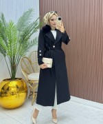 Serenay Tesettür Kaban  Siyah