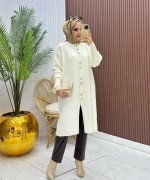 Angora Hırka Ekru Ekru