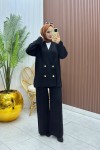 Blazer Takım Siyah Siyah